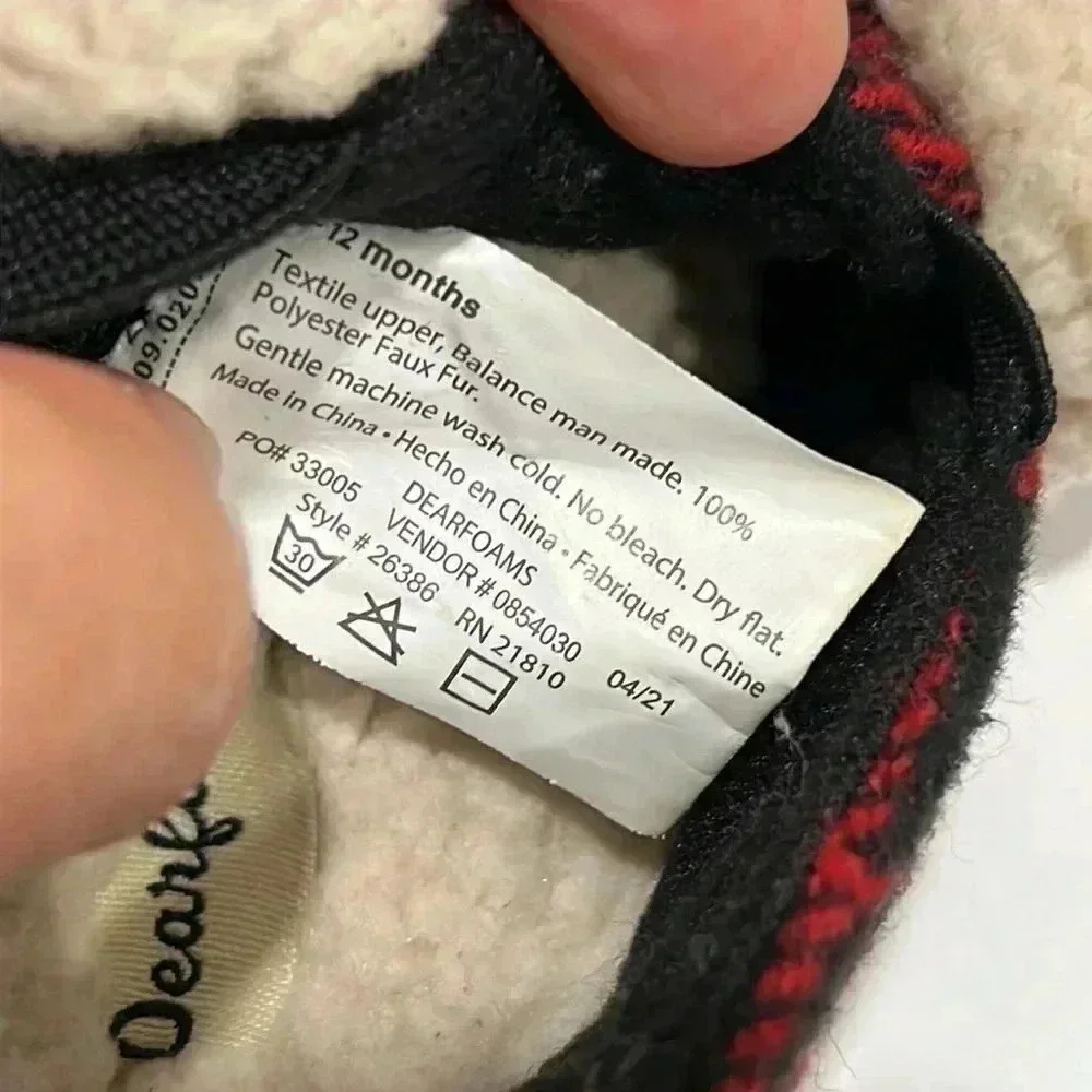 dearfoams baby slippers